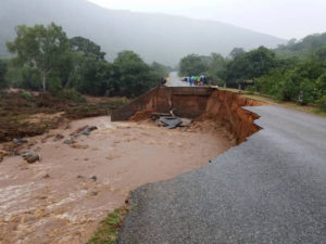 Road cut